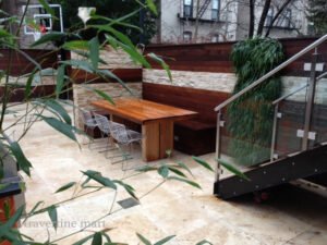 24×24 Ivory Travertine Pavers