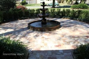6×12 Leonardo Tumbled Travertine Pavers