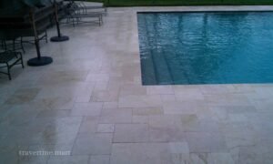French Pattern Pearl Tumbled Marble Pavers