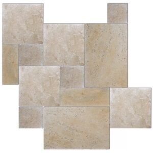 Coffee Light Travertine Pavers
