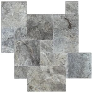 Silver Travertine Pavers