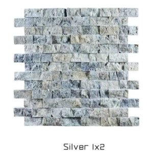 Splitface 1×2 Silver