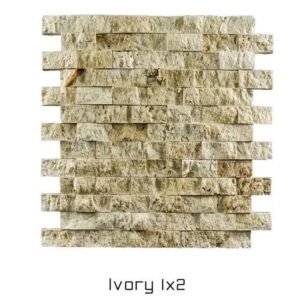 Splitface 1×2 Ivory
