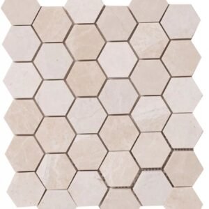 Vanilla Beige 2" Hexagon