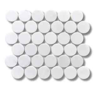 Stone USA Large Penny 2 Bianco Venato Dolomite Honed TM 06-5597