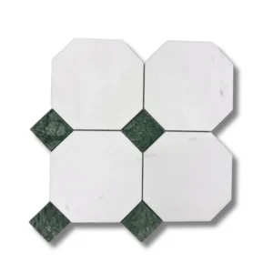 Stone USA 6 Octavia Bianco Venato Dolomite w Teos Green TM 06-5613