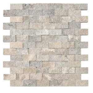 Stone USA Brick Splitface Silver 1×2 TM 06-5479