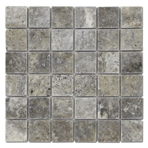 Stone USA Silver Trav Tumbled 2×2 TM 06-5270