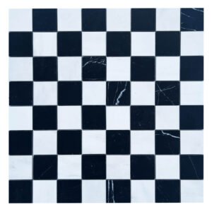 Stone USA Checkerboard B.V. Dolomite & Taurus Black 3×3 TM 06-5579