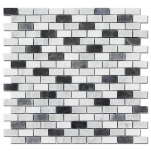 Stone USA 1/4 Offset Bardiglio Polished 5/8×1 TM 06-5328