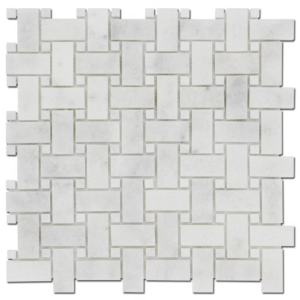 Stone USA Basket Weave Milas White w/ Milas w Honed TM 06-5434