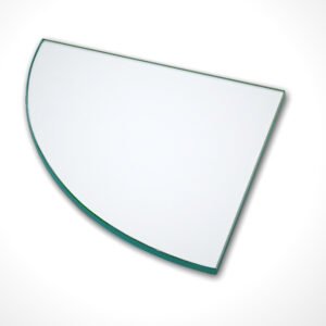 Stone USA Glass Corner Shelf Clear & Tempered TM 01-1396