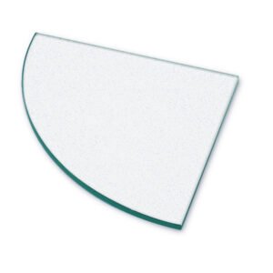 Stone USA Glass Corner Shelf Frosted & Tempered TM 01-1398