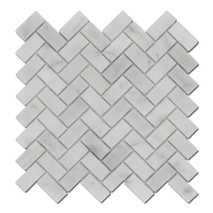 Stone USA Milas White Herringbone Polished 1×2 TM 06-5235