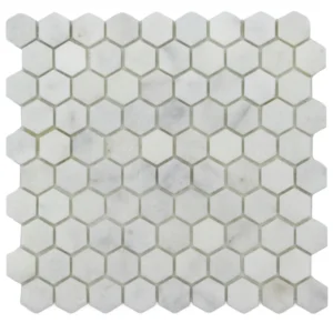 Stone USA 1 1/4 Honeycomb Milas White Honed TM 06-5431