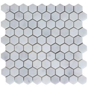 Stone USA 1 1/4 Honeycomb Milas White Polished TM 06-5432