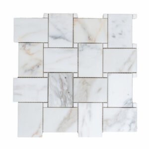 Stone USA Large Basket Calacatta w/ Thassos Honed TM 06-5503