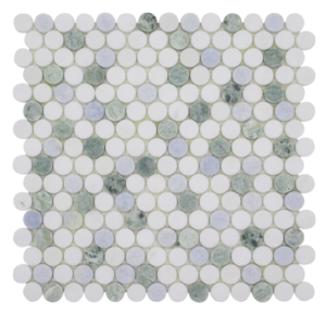 Stone USA Penny Bianco V. Dolomite & Blue & Green Honed TM 06-5440