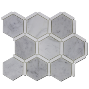 Stone USA Sanibel 3 Hcomb Carrara & Dolomite TM 06-5462