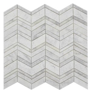 Stone USA Milas White Chevron Textured TM 06-5525