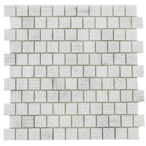 Stone USA Milas White Shuffle 1x1 Textured TM 06-5524