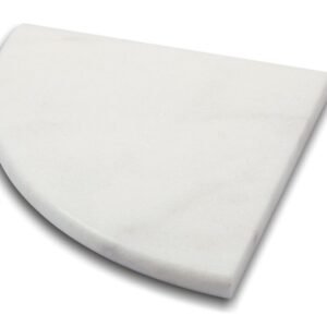 Stone USA Corner Shelf White Marble Polished TM 01-1409