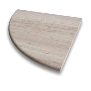 Stone USA Corner Shelf Wooden White Honed TM 01-1408