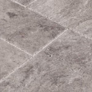 Stone USA Silver Travertine Pattern Brush & Chiseled Edge TM 02-2519