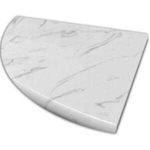 Stone USA Shower Seat Carrara Eng Pol & Rounded TM 07-1386