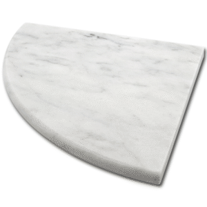 Stone USA Shower Seat White Marble Polished & Rounded TM 07-1385